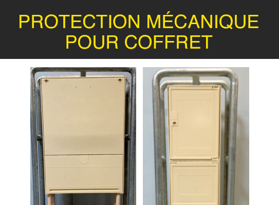 Protection mécanique pour coffret